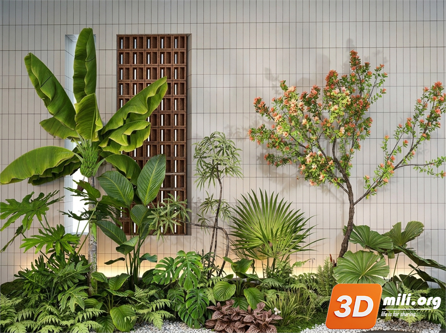 Mini Garden Skp Files 